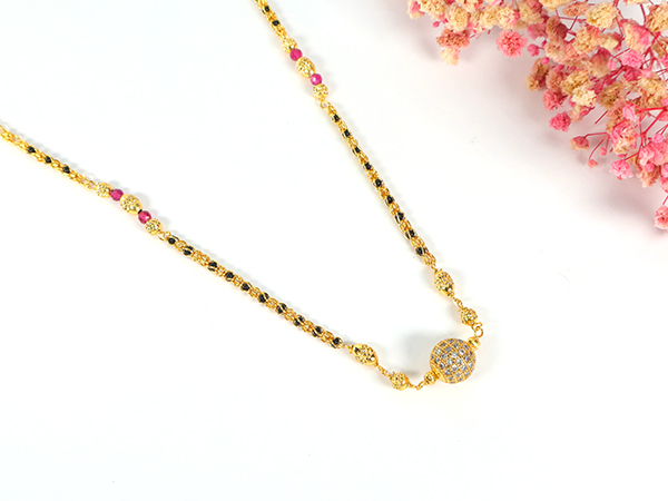 Gold plated Mangalsutra