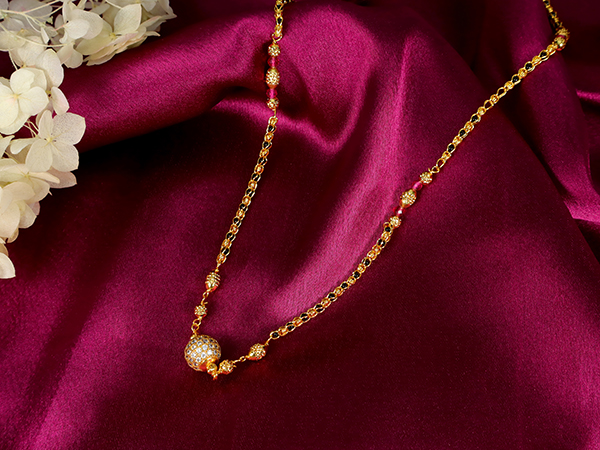 Gold plated Mangalsutra