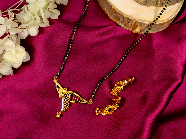 Gold plated Mangalsutra