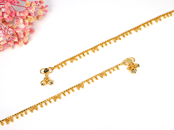 Gold plated Anklets