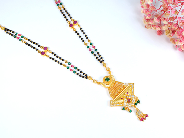 Gold plated Mangalsutra