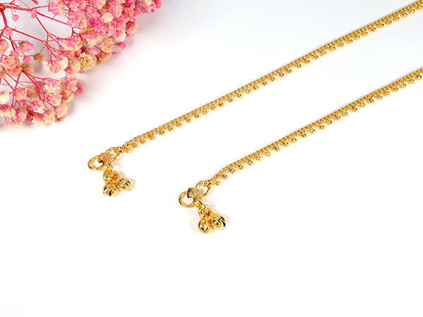 Gold plated Anklets